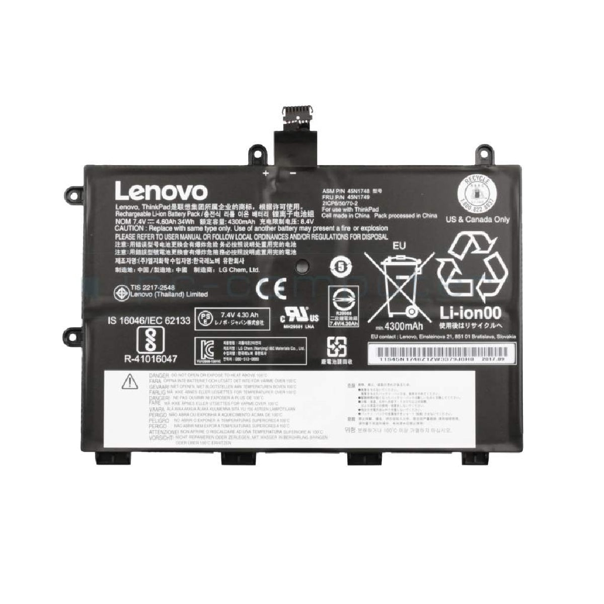 Lenovo 45N1749 eplacement Laptop Battery Compatible with ThinkPad Yoga
