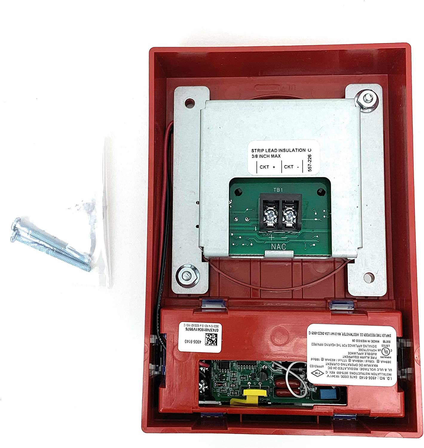 Simplex 4906-9140 HICD AV Non-ADDRESSABLE Ceiling