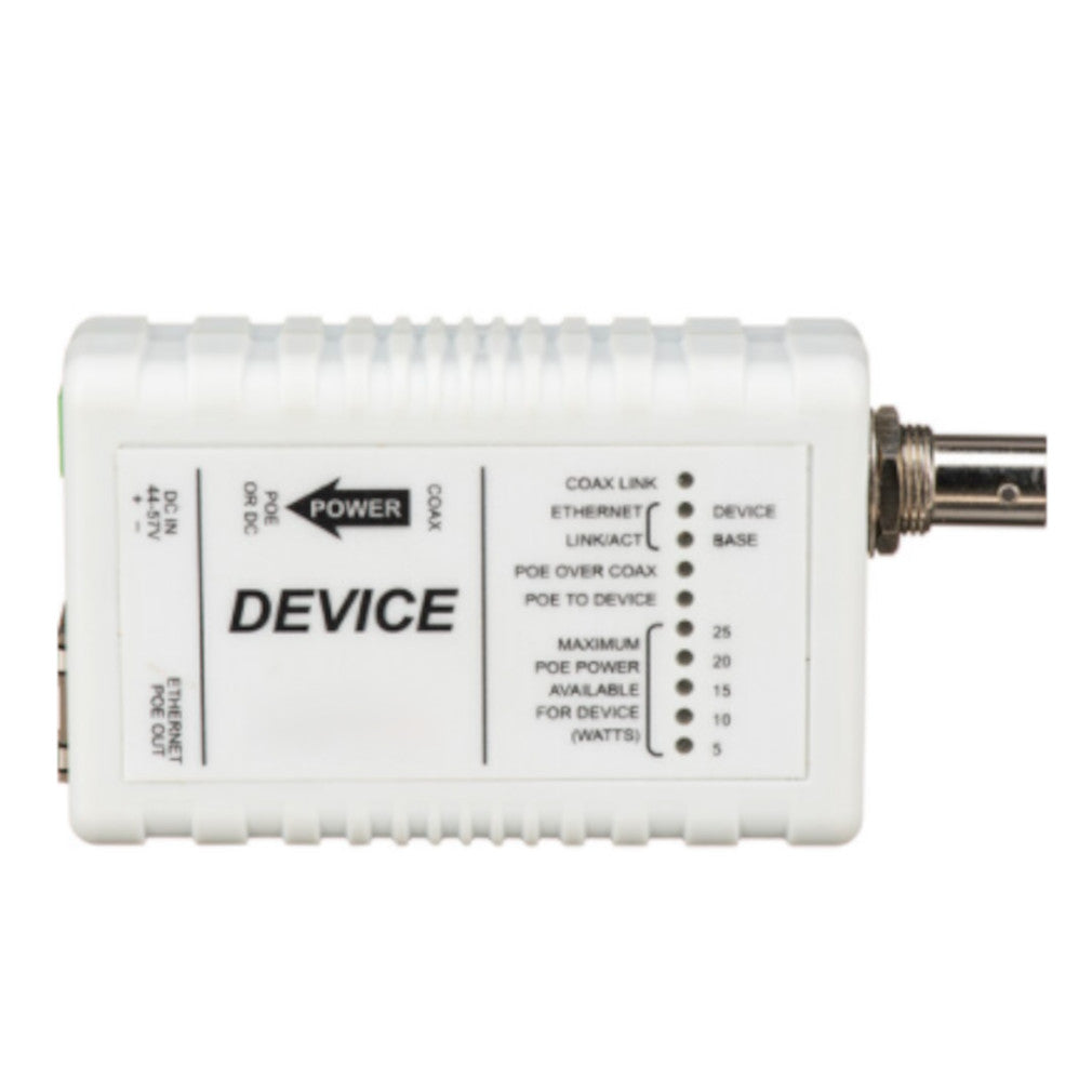 Axis Communications 5027-421 Ethernet Over Coax Device PoE+ Adapter for Security Systems