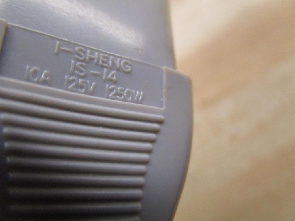 I-Sheng IS-14 3-Prong Replacement Power Cord, 6.5ft.
