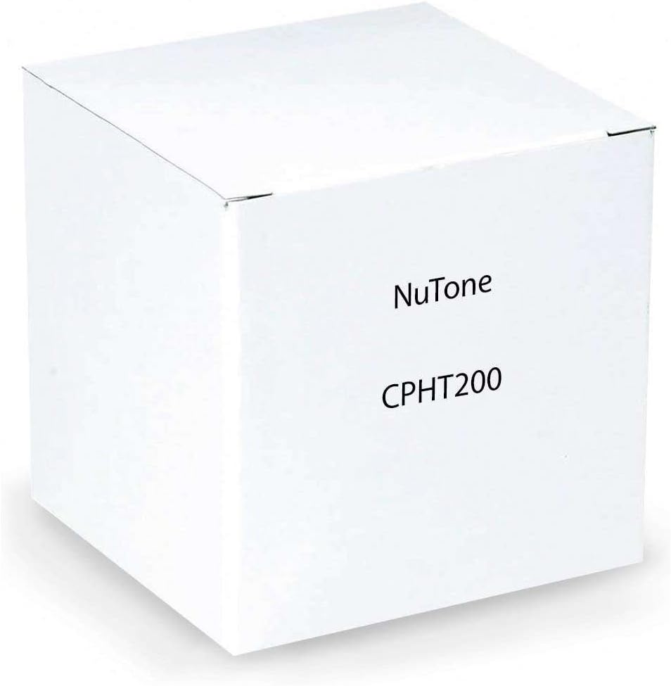 NuTone CPHT200 Home Theater In-Wall Termination Panel Black Not for use with intercoms