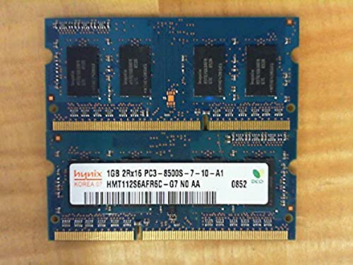 HYNIX HMT112S6AFR6C-G7 1GB Notebook SODIMM DDR3 PC8500(1066) UNBUF 1.5v 2RX16 204P 128MX64 64mX16 CL