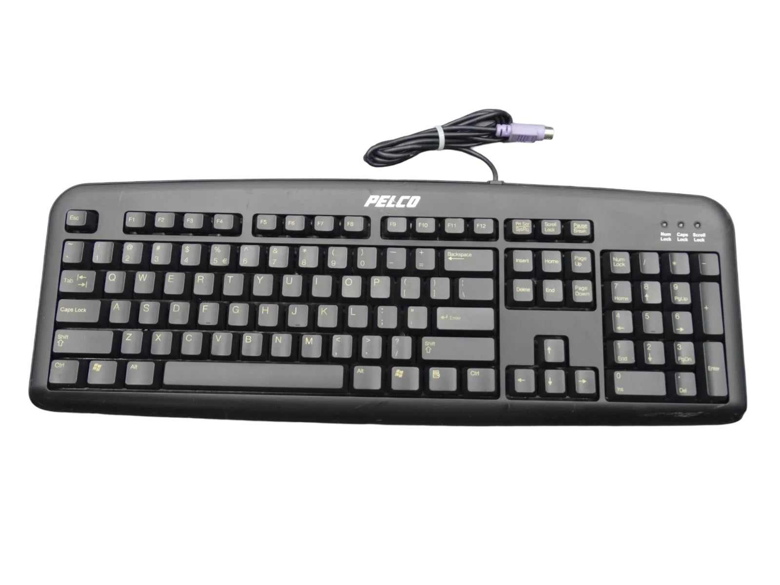 Pelco 5211A 104-Keys Standard Business Office Style PS/2 Keyboard