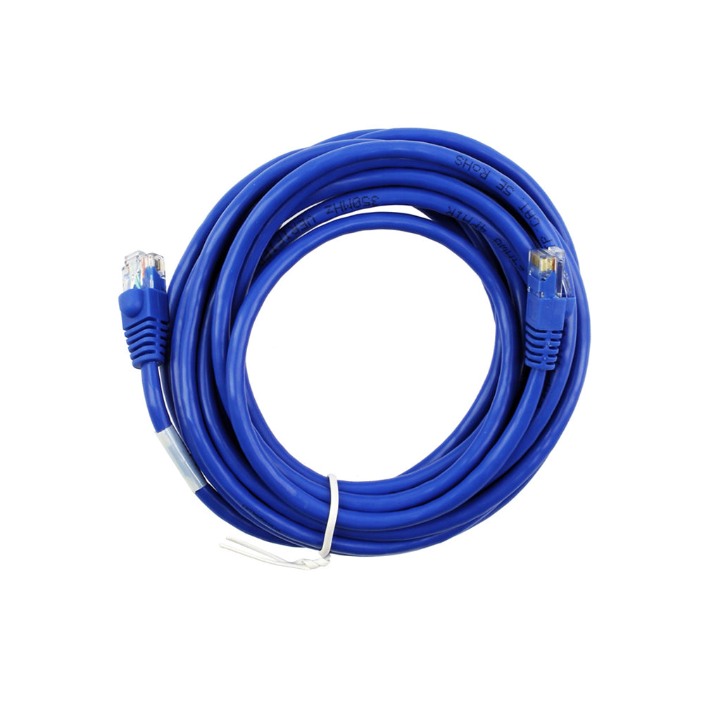 Quiktron 570-110-014 Q-Series 14ft. Blue Booted CAT5e Patch Cable, Pack of 8