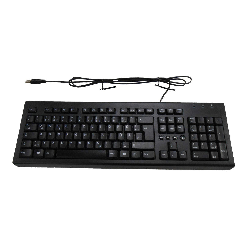 HP 697737-001 Computer Wired USB Keyboard PR1101U Black
