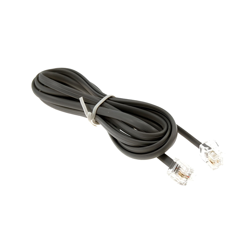 HP 8121-0811 10ft. 2-Wire RJ11 (M) Connector Telephone Fax Cable Cord, Pack of 50