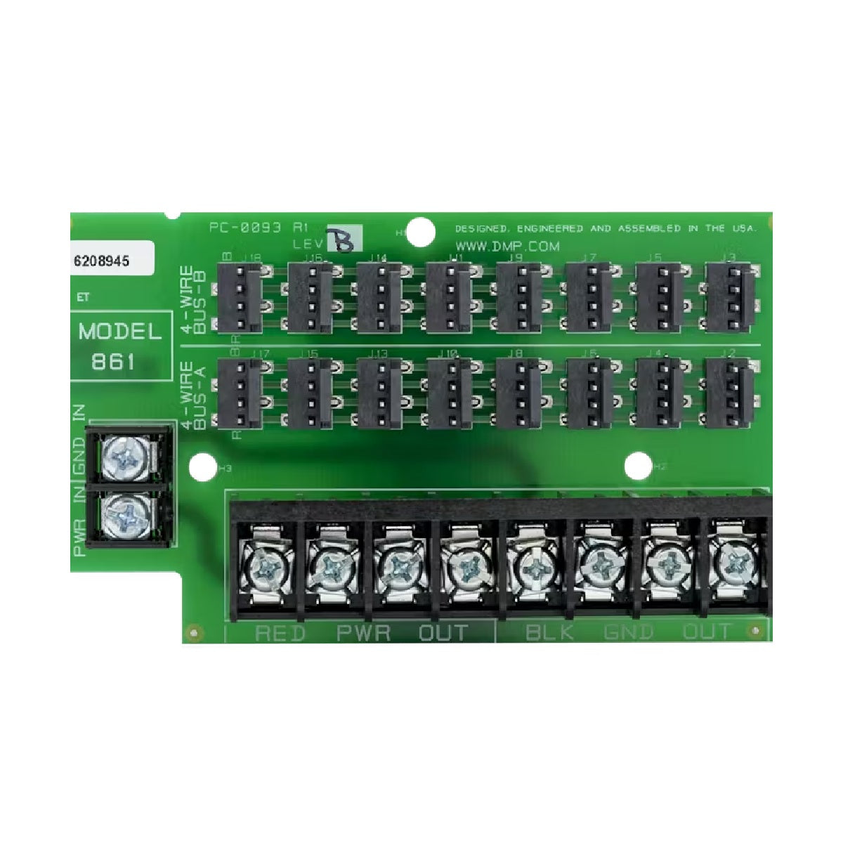 DMP 861 Auxiliary Power Distribution 4-Wire Bus Module
