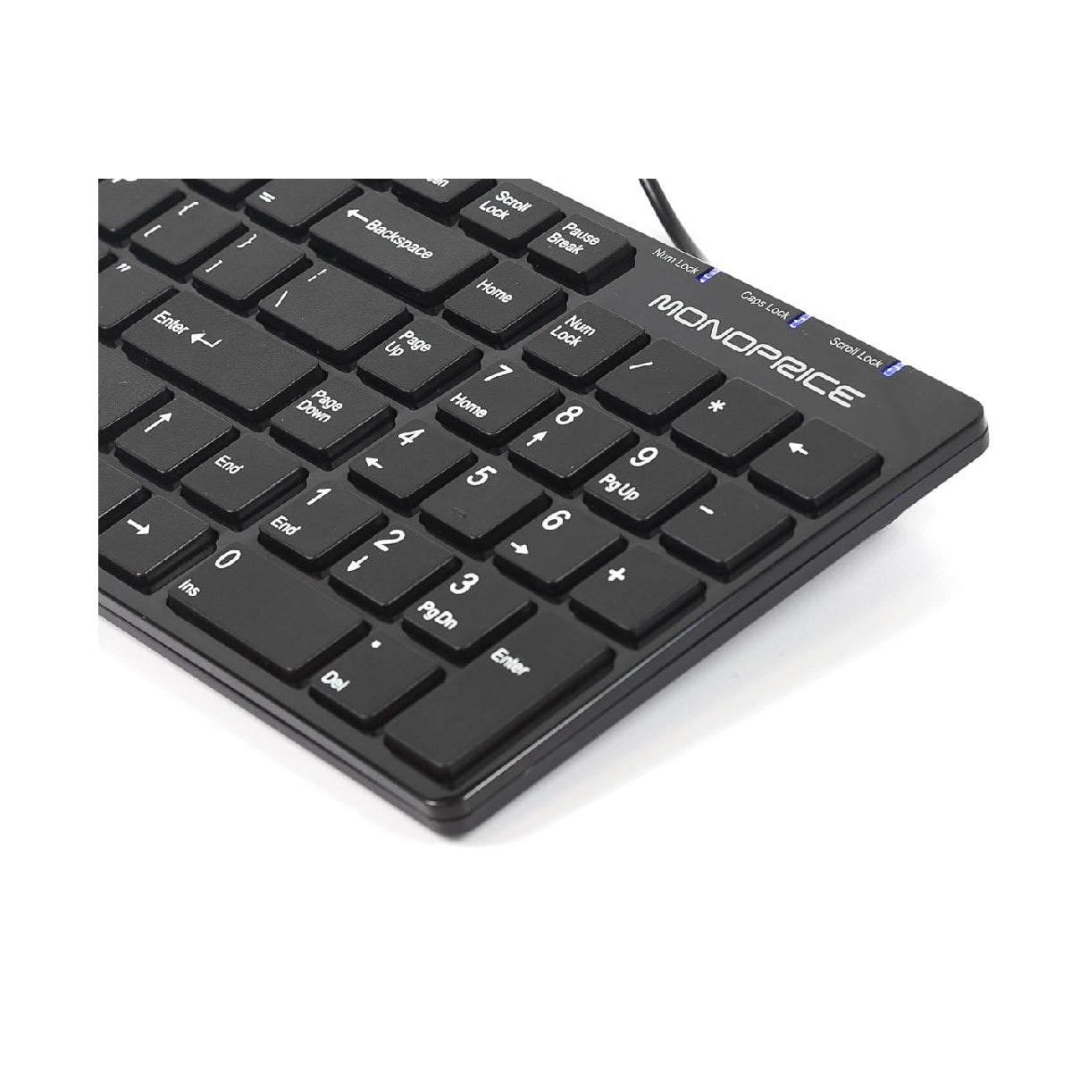 Monoprice 9276 K3 Chocolate Style USB Keyboard