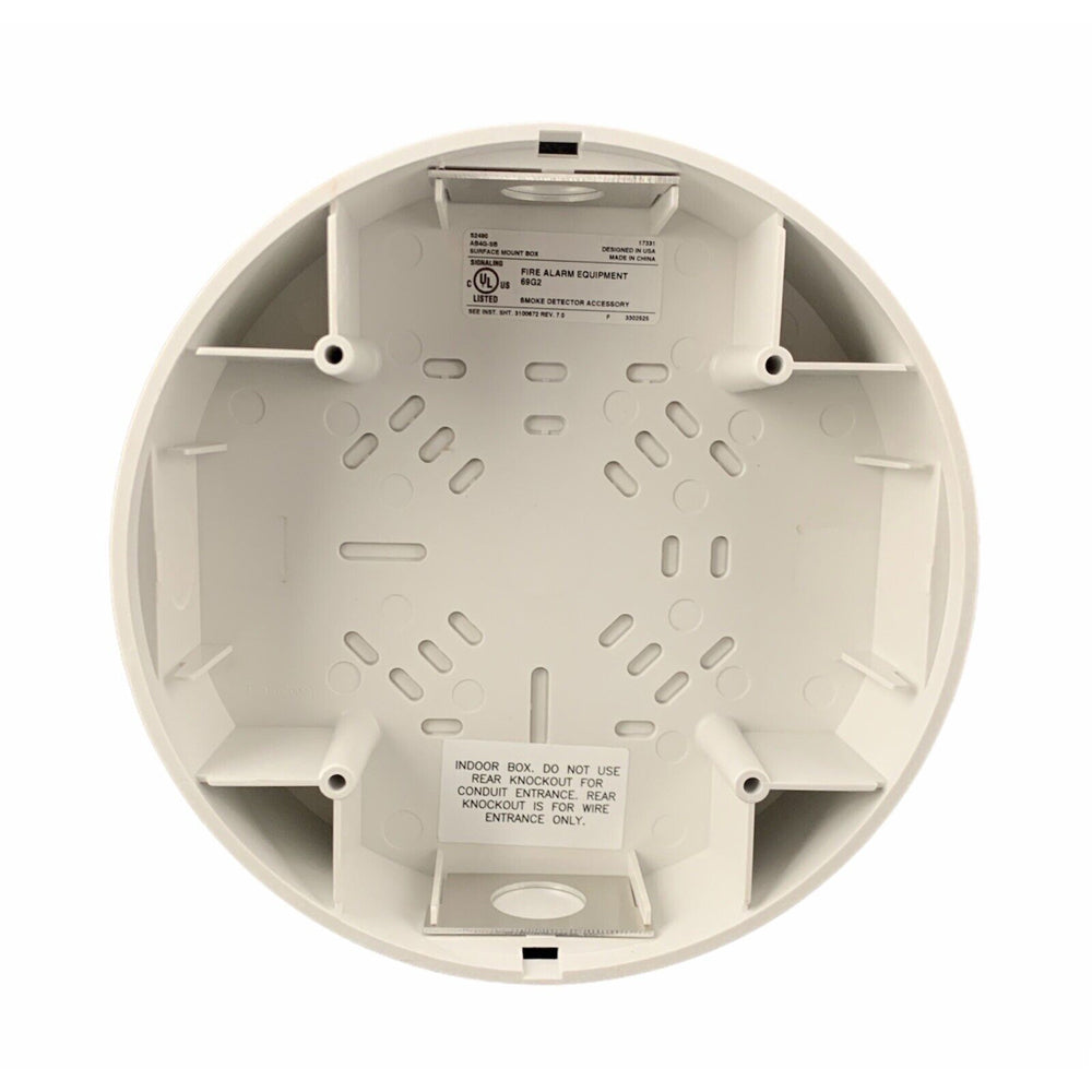 Edwards Signaling AB4G-SB Surface Backbox for AB4G Audible Detector Base