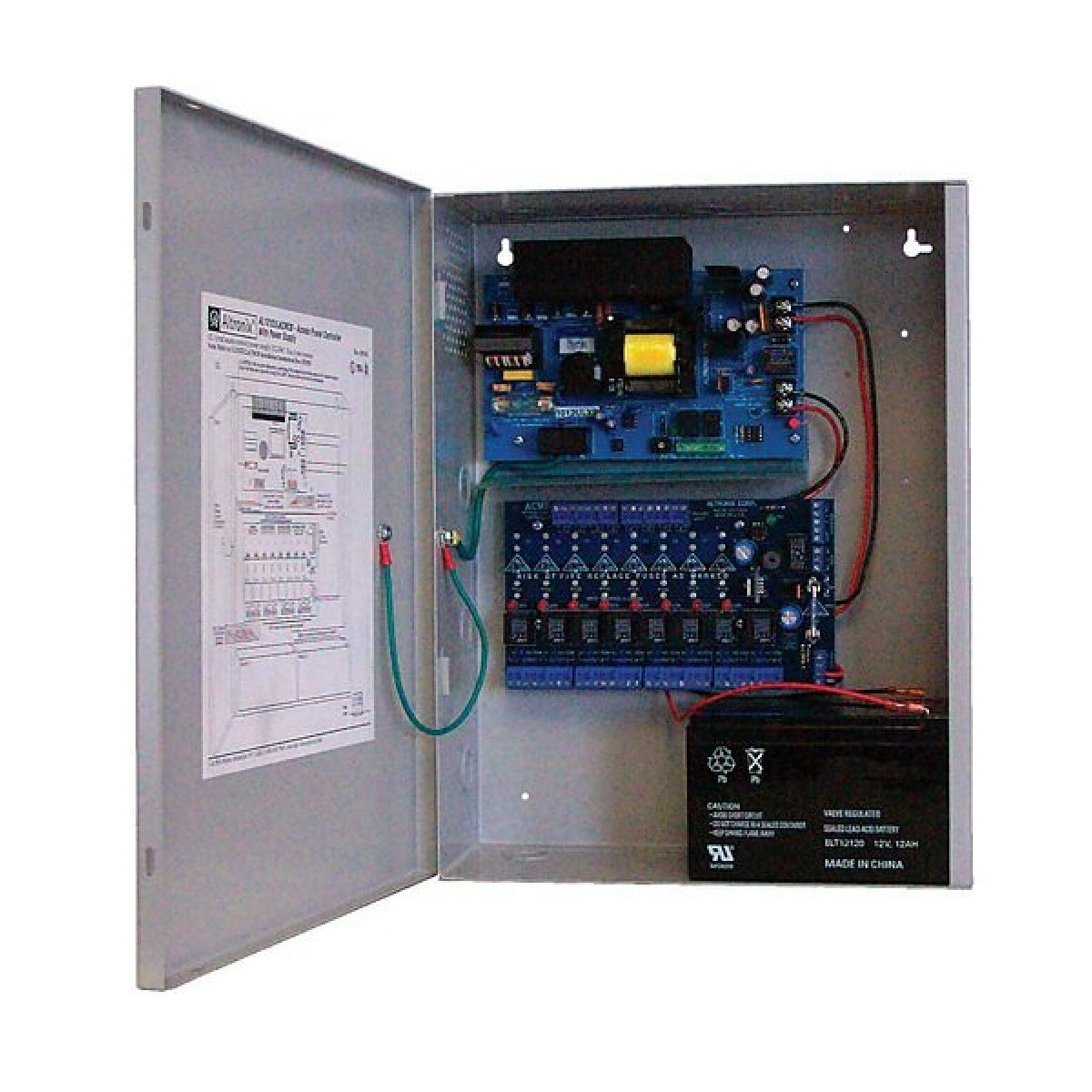 Altronix AL1012ULACMCB Access Power Controller: Power Controller, 115V AC