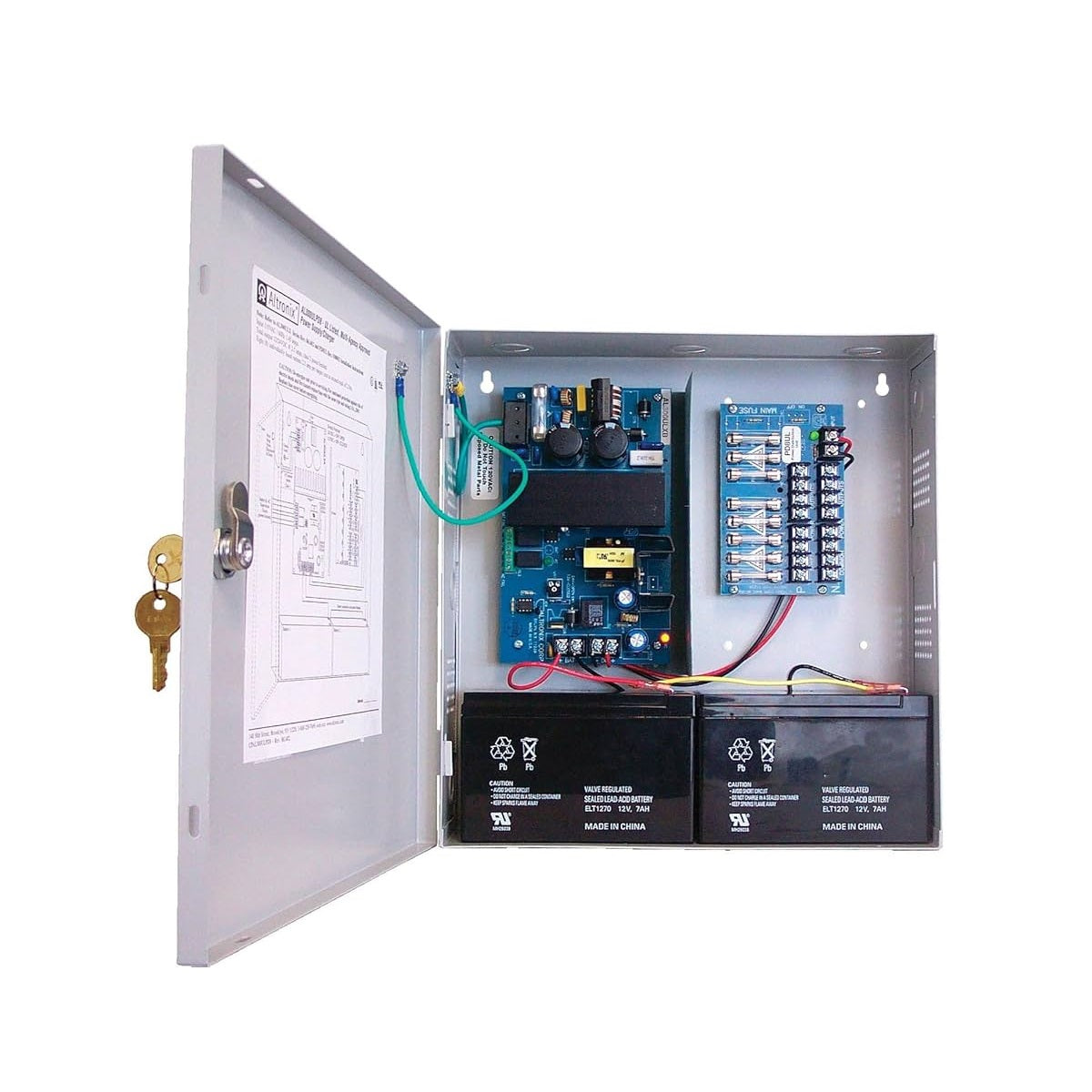 ALTRONIX AL300ULPD8 Power Supply 8 Fuse 12Dc Or 24Dc @ 2.5A