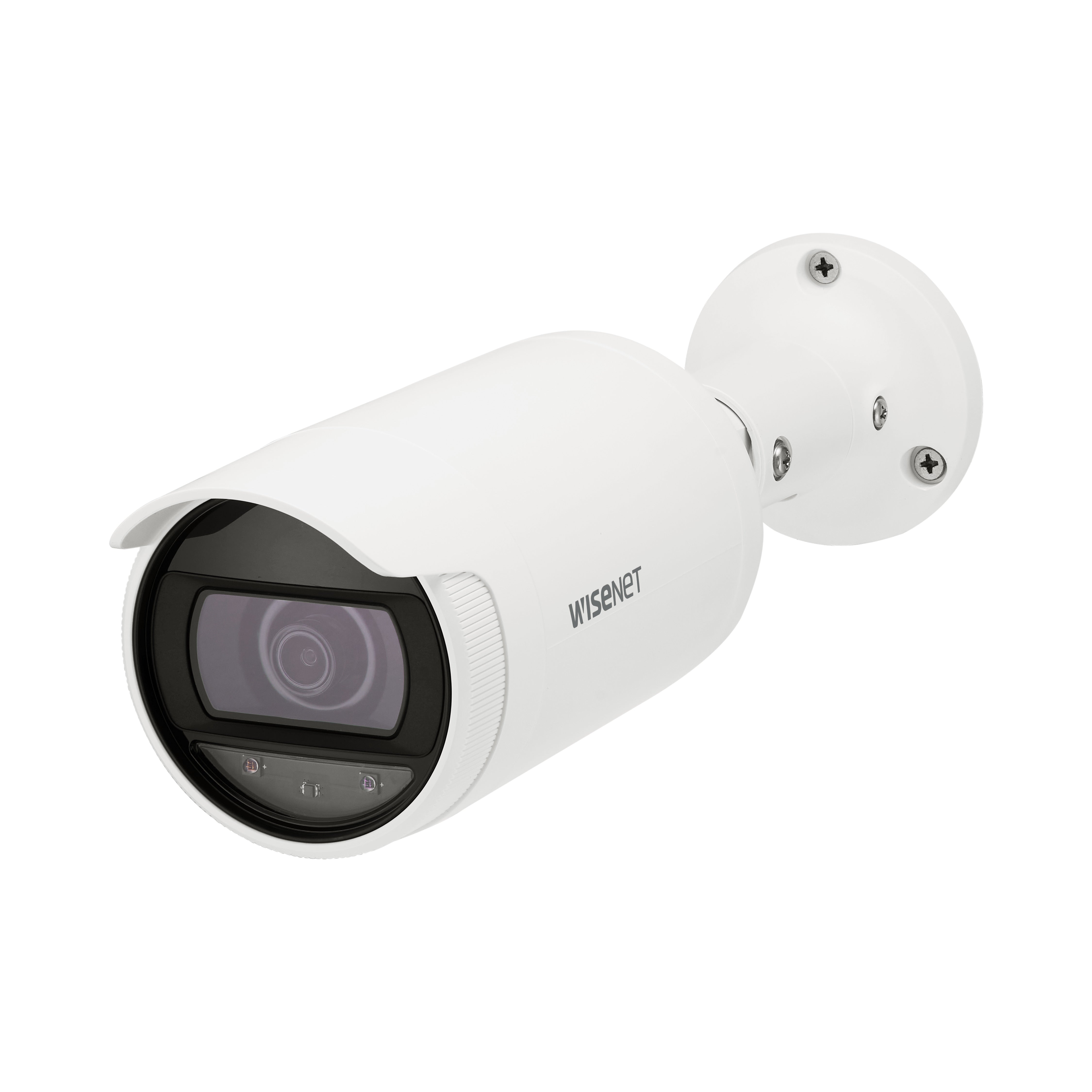 Hanwha Techwin ANO-L7012R Wisenet A-Series 4MP IR WDR Bullet IP Camera, 3mm Fixed Lens