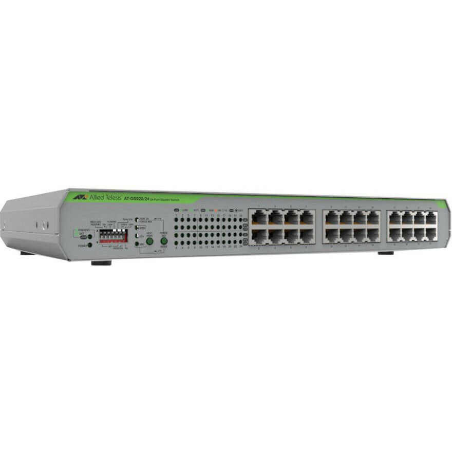 AlliedTelesis AT-GS920/24-10 24-Port 10/100/1000T Unmanaged Switch /Internal PSU
