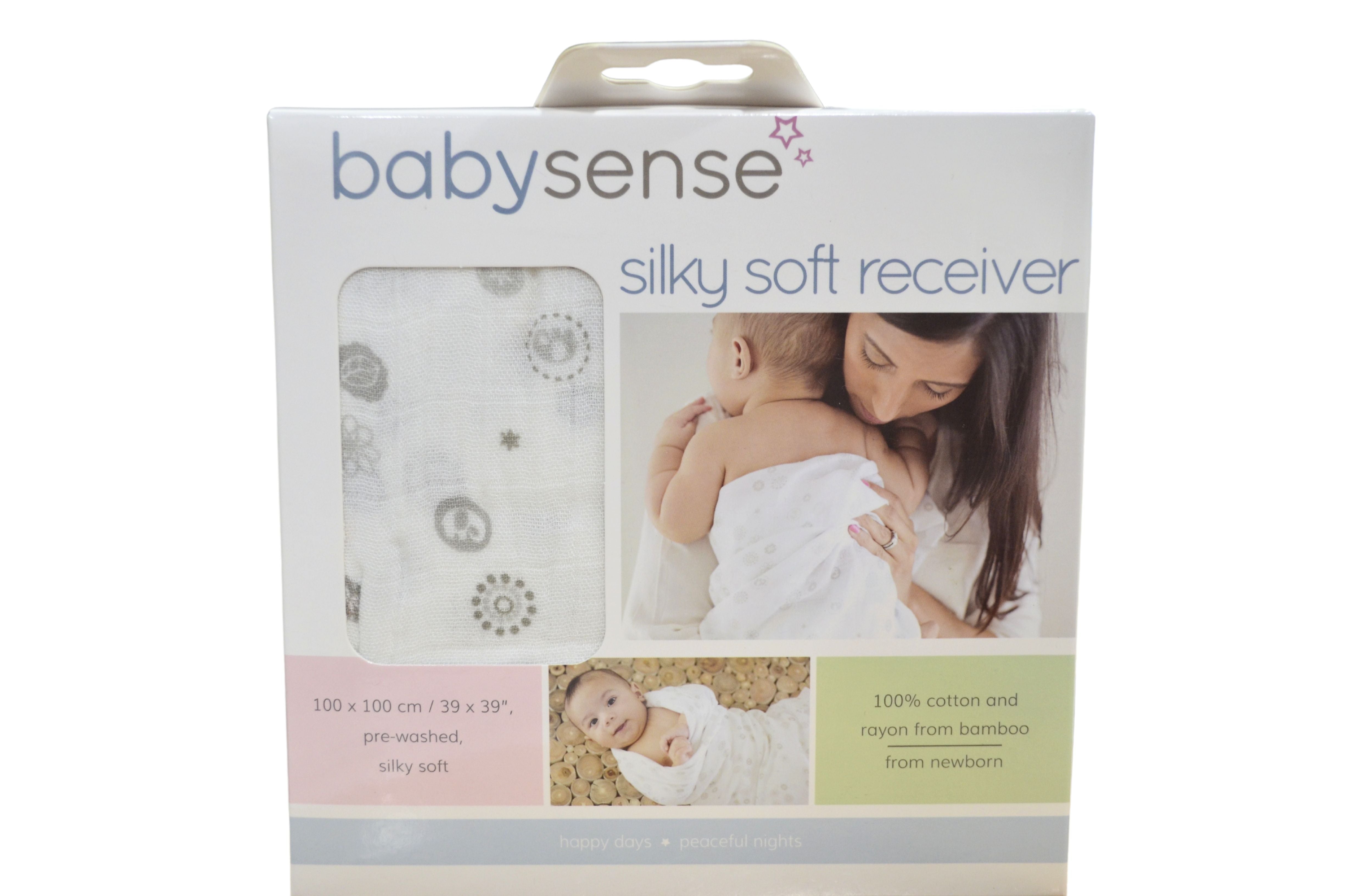 Babysense Bamboo silky soft Receiver - Grey