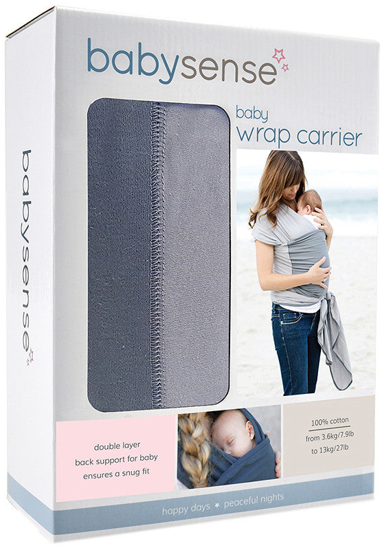 Baby Sense Wrap Carrier - Grey