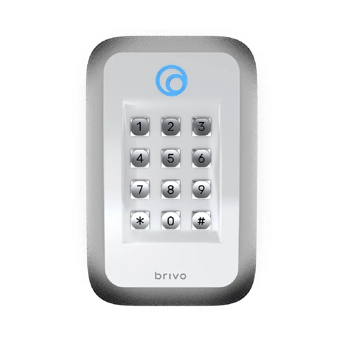 Brivo B-BSPKF-W White OSDP Dual Credential Tri-Technology Reader
