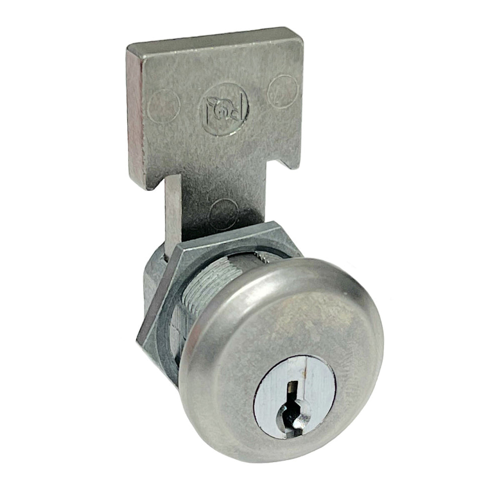 Compx C8137-26D Drawer Lock, Pin Tumbler, Dull Chrome