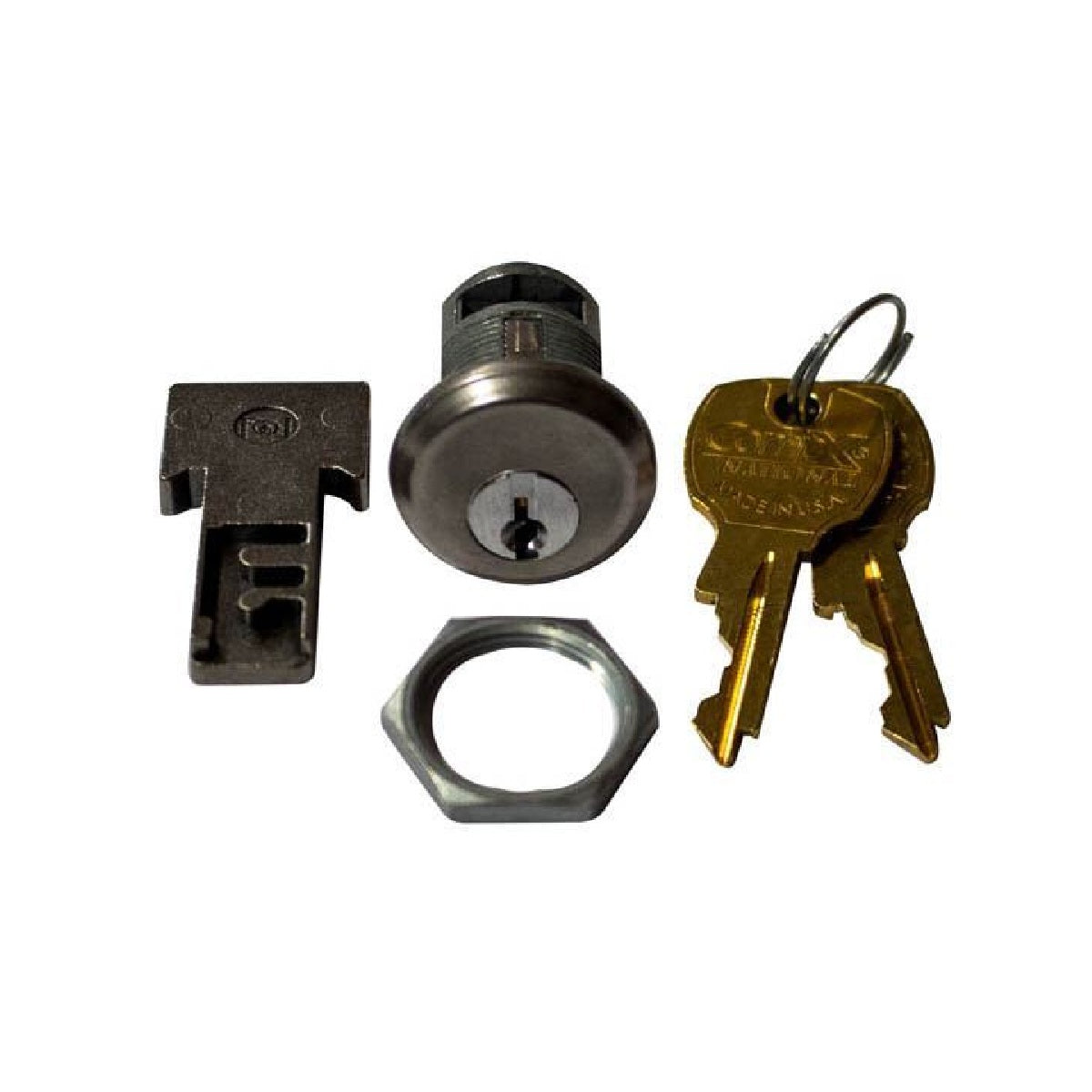 CompX National C8137-401-26D - Pin Tumbler Drawer Lock: Satin Chrome