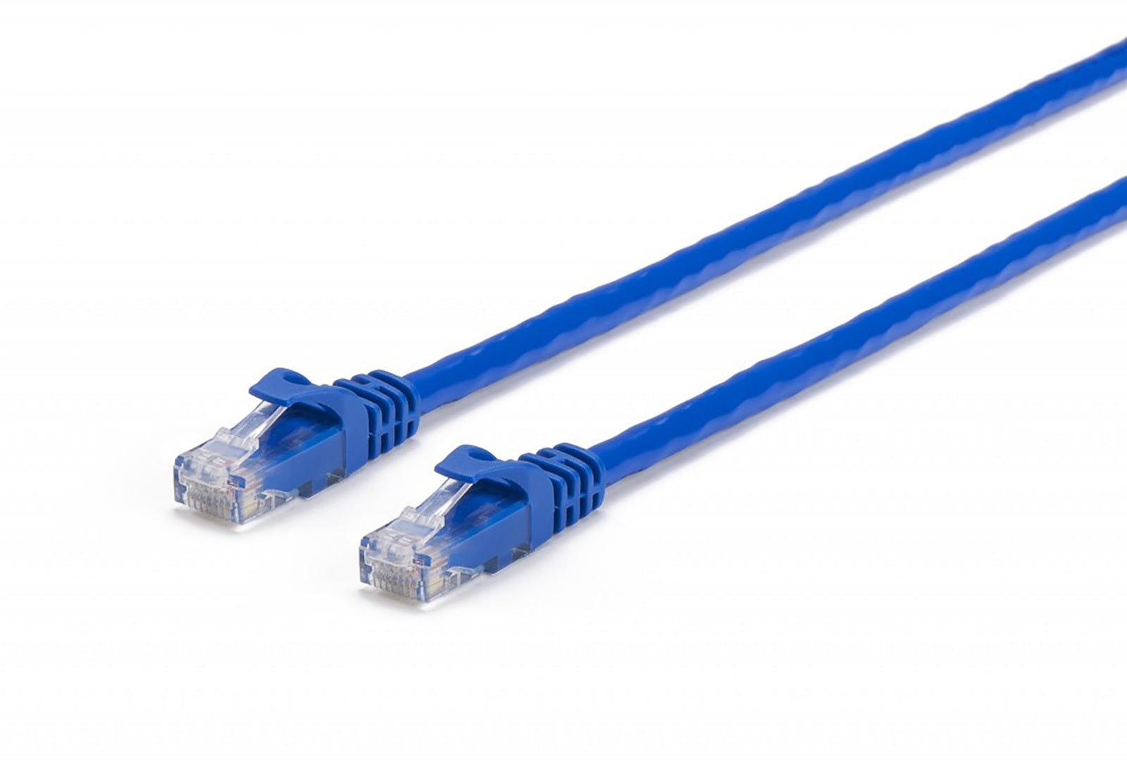 Wirewerks CAT-5EABL-010 Copper Media Patch Cord, Blue, 10Ft.