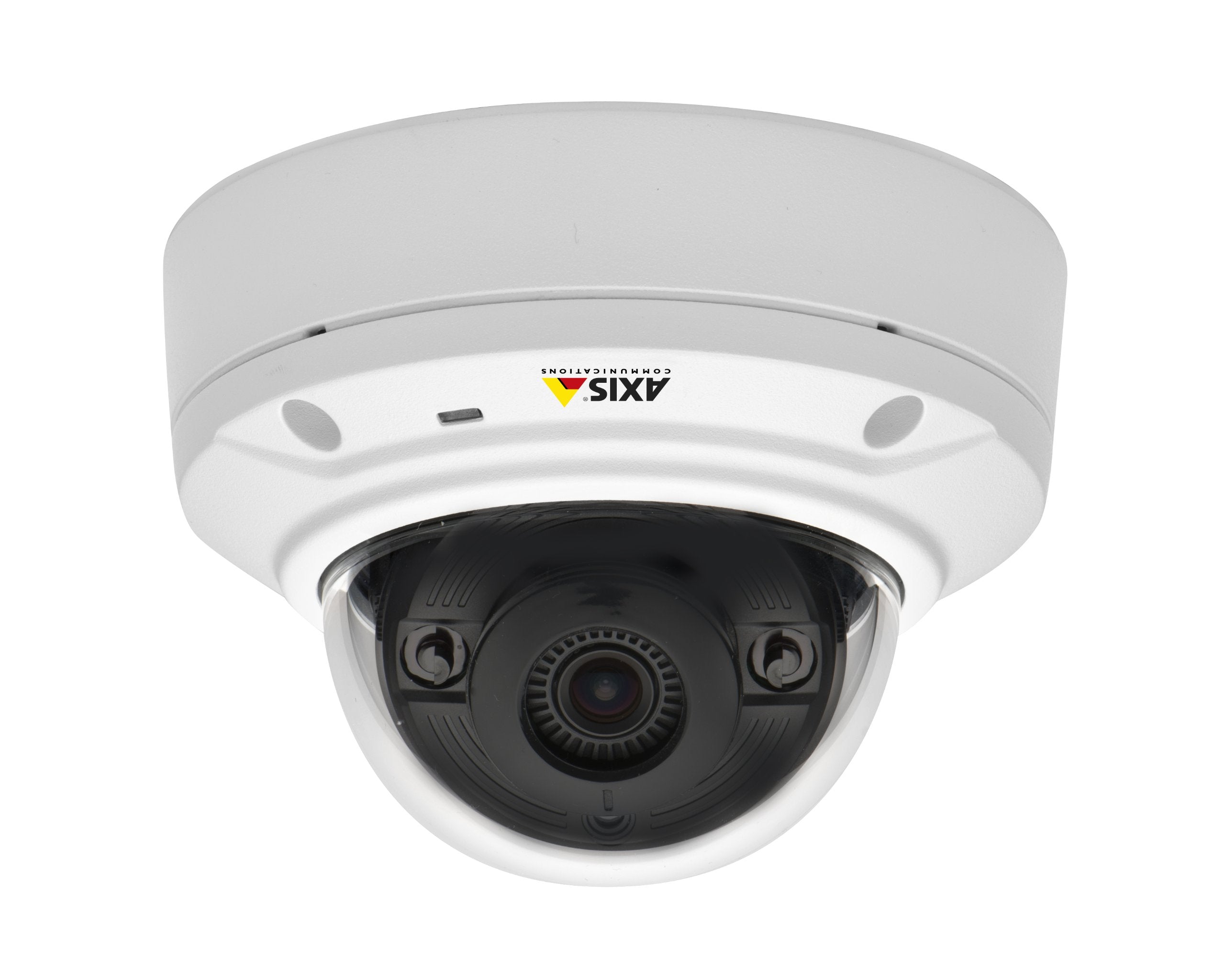 Axis 0535-001 IR Outdoor Mini Dome IP Camera, White