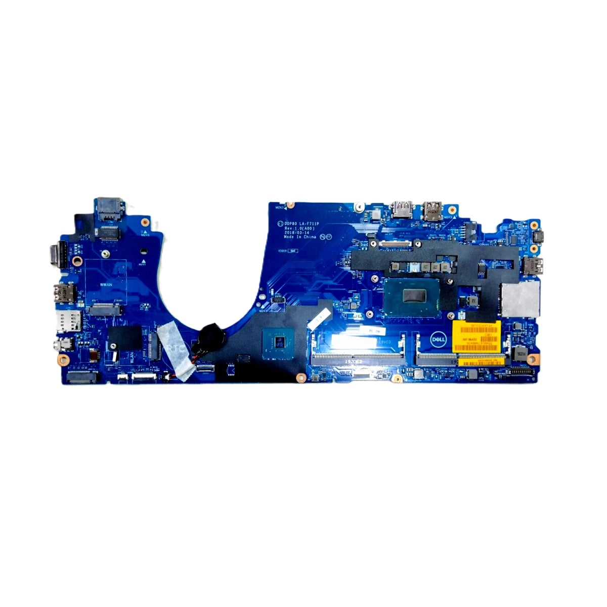 0DMR52 For Dell Latitude 5591 DDP80 LA-F711P I5-8400H CPU Laptop motherboard