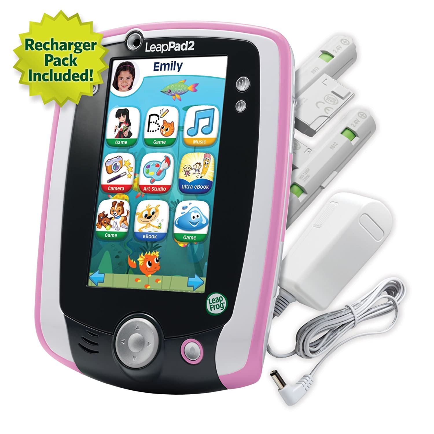 LeapFrog LeapPad2 Educational Learning System, Pink 33275