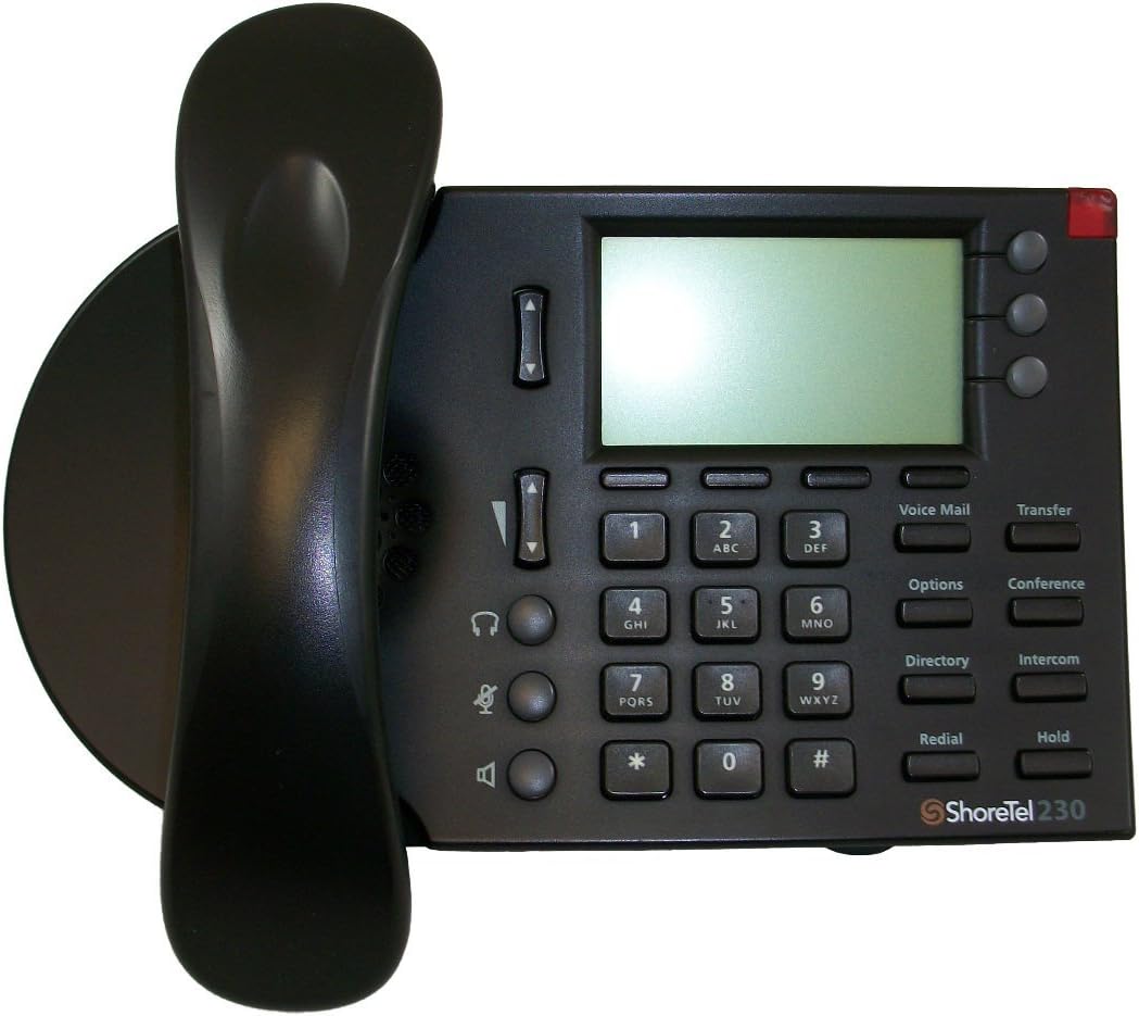 Shoretel IP 230-B 3-Line VoIP Business Phone 630-1026-03