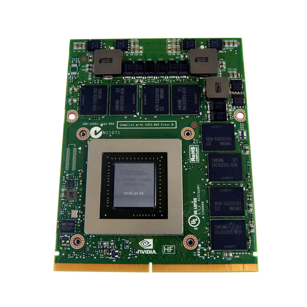 Nvidia 665788-001-GPU EliteBook 8770W Nvidia Quadro K3000M 2GB GDDR5 Video Graphics Card