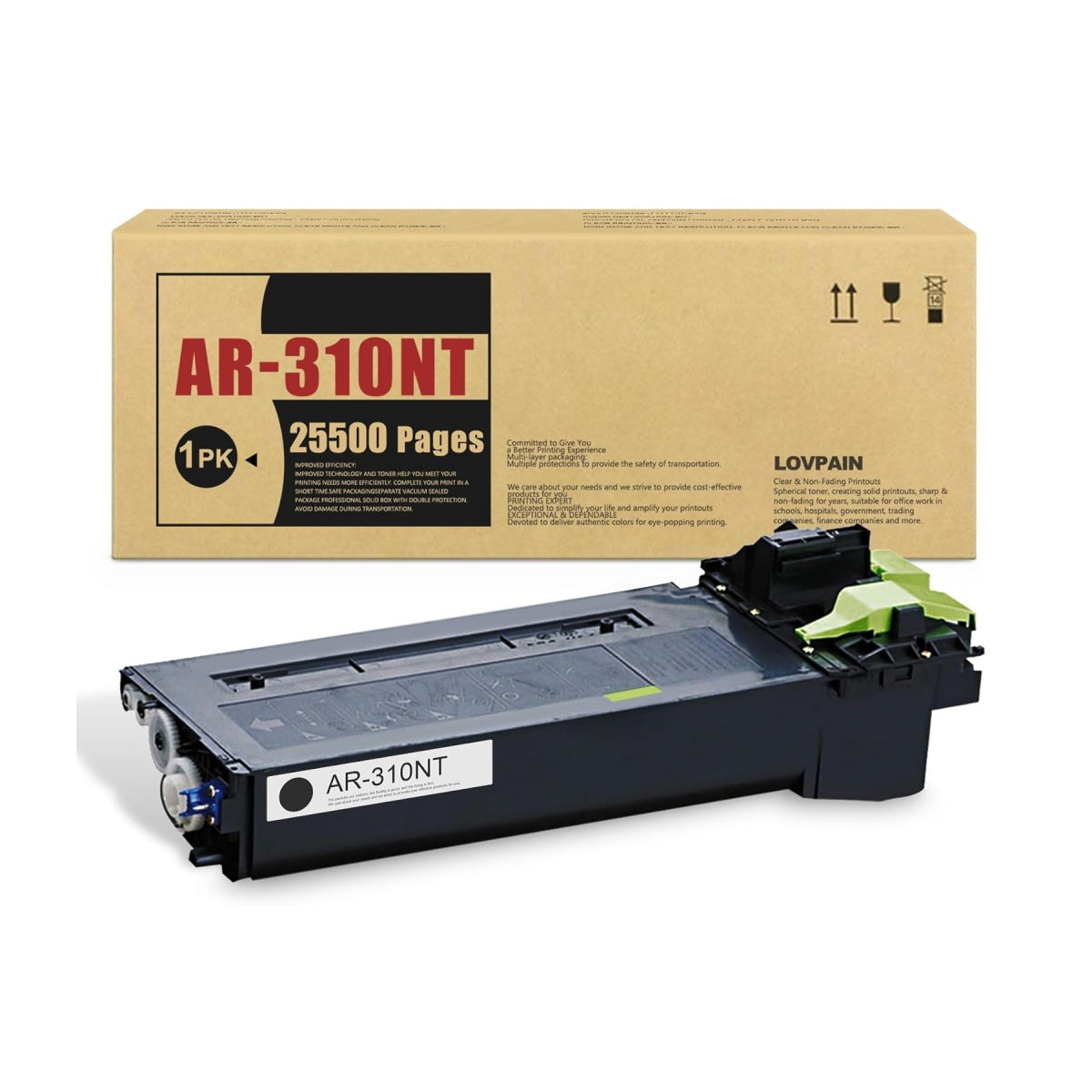 Sharp AR‑310NT Black Toner Cartridge – 25K Yield