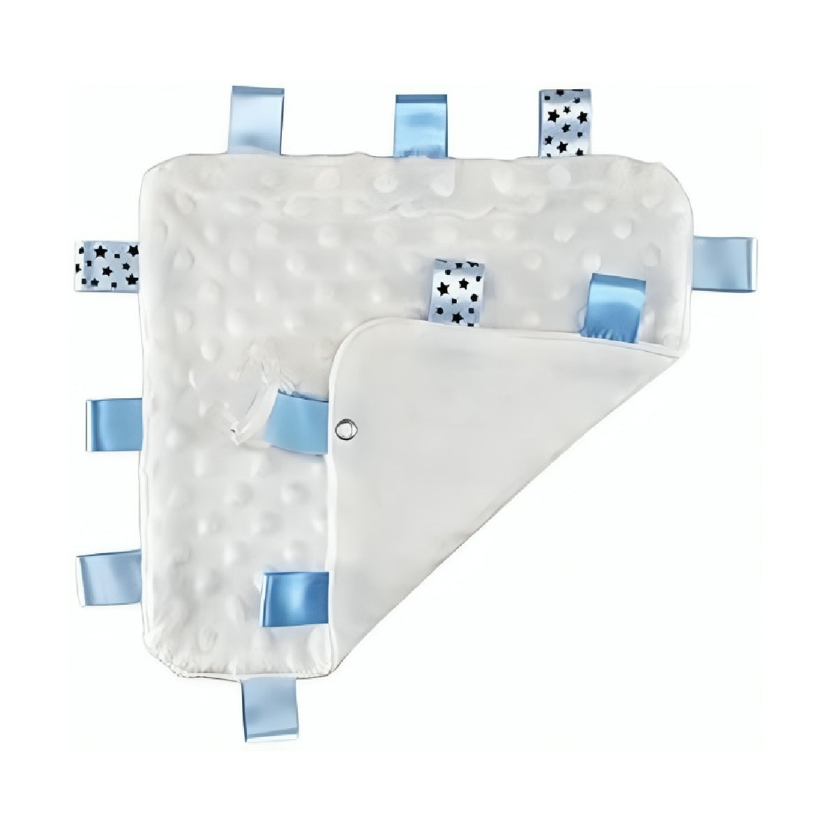 Baby Sense BYSE-BLANKET-BLUE Taglet Chenille Box Blue