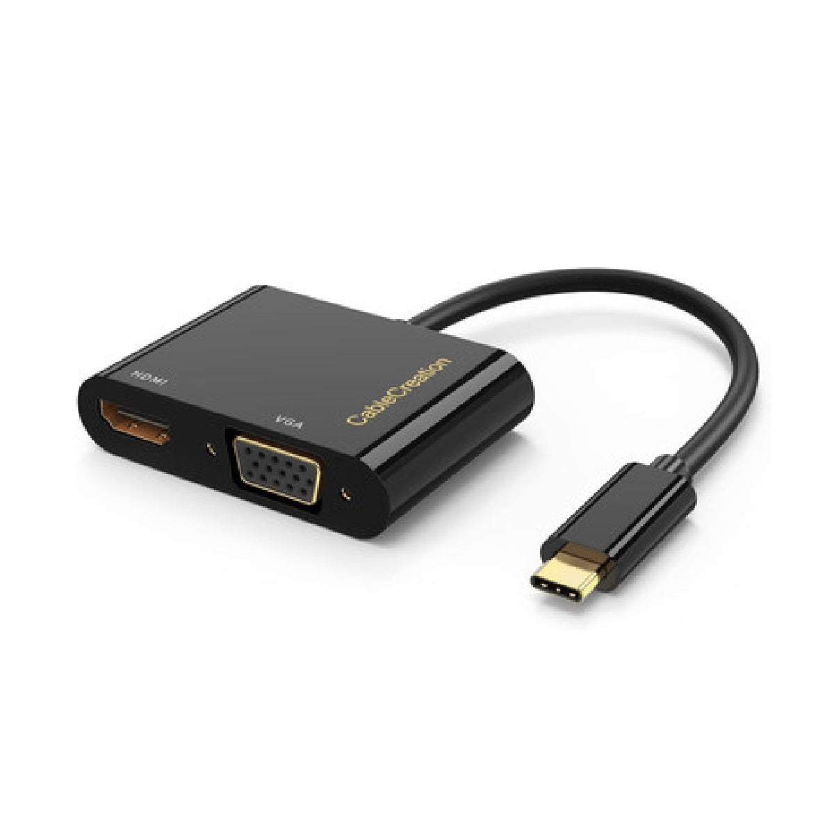 CableCreation CD0411 CableCreation USB C to HDMI VGA Adapter