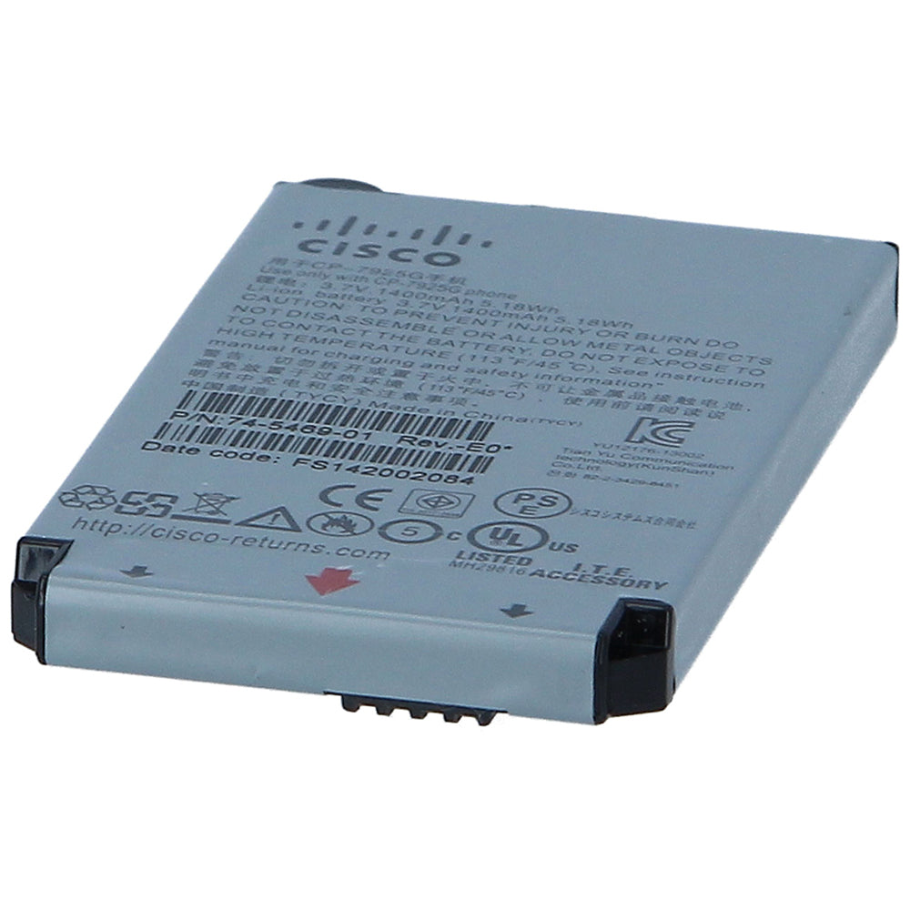 Cisco OEM CP-7925G 1500 mAh Extended Battery