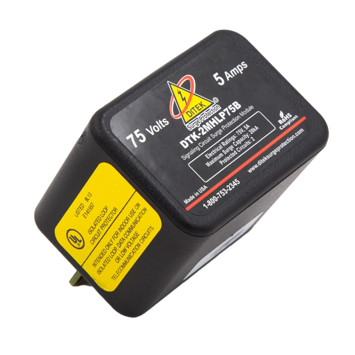 Ditek DTK-2MHLP75B Data & Signaling Circuit Surge Protection Module