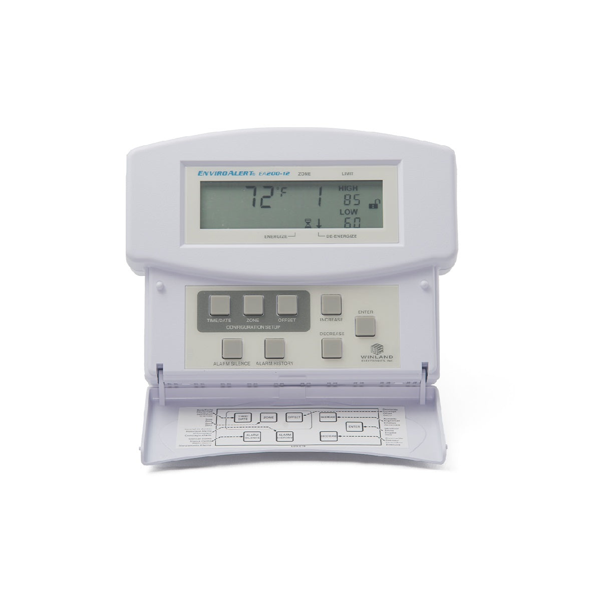 Winland EA200-12 Dual Zone Digital Environmental Monitoring Alarm, 12V