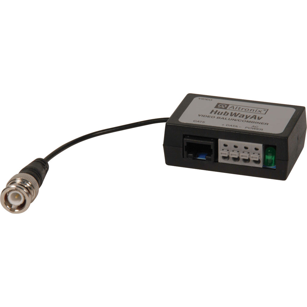 Altronix HubWayAV UTP Passive Video/Data/Power Balun, Passes 24VAC/28VAC