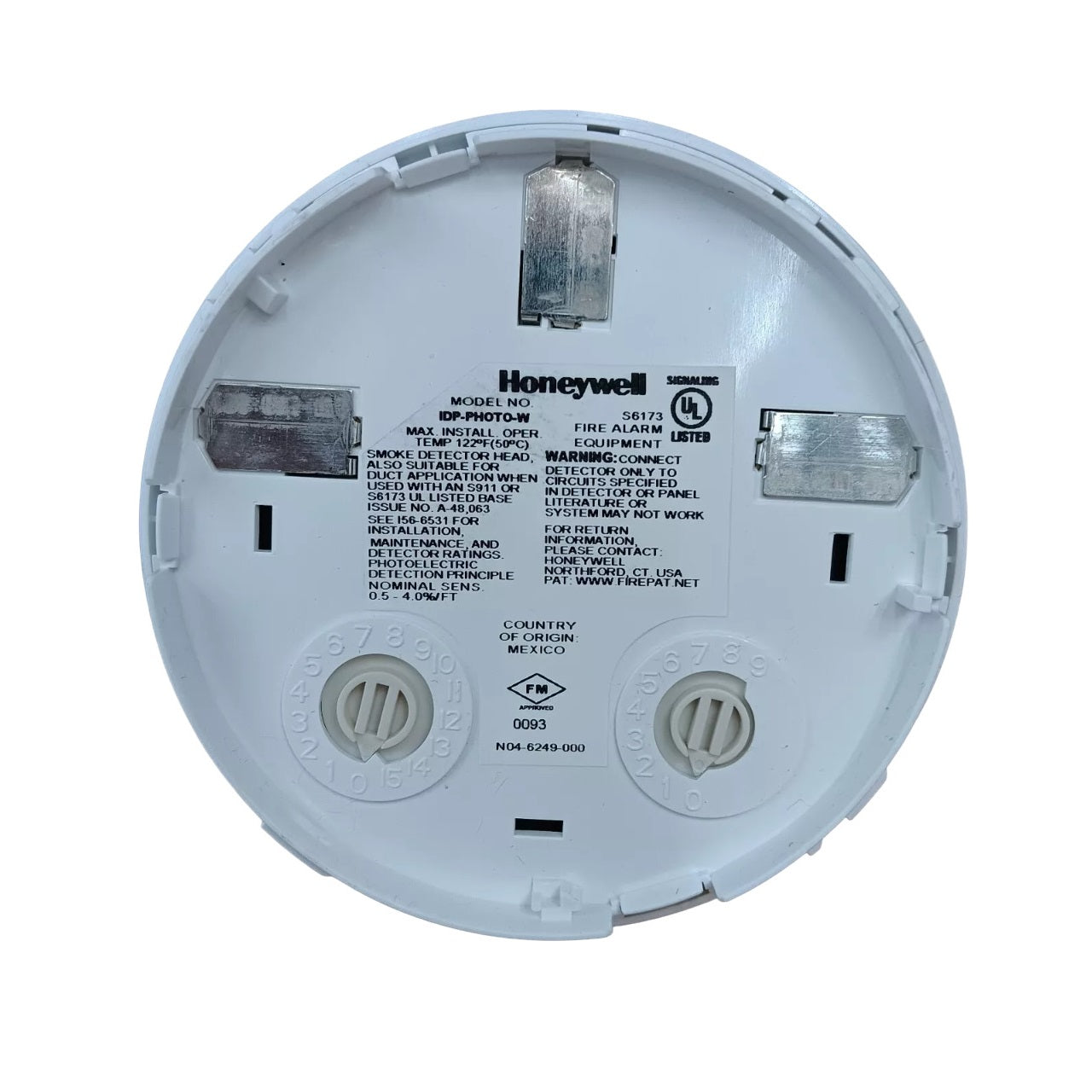 Honeywell IDP-PHOTO-W Low-Profile Intelligent Photoelectric Smoke Detector