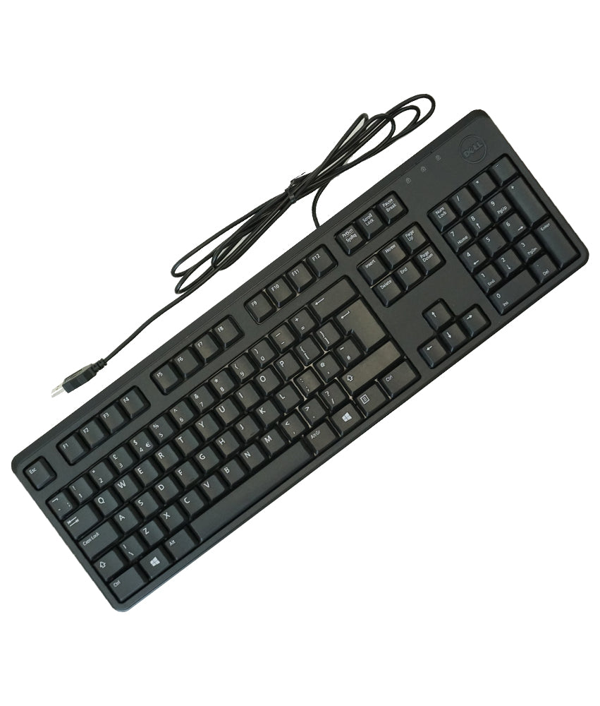 Dell KB212-B 104-Key Layout USB Wired Keyboard, Black