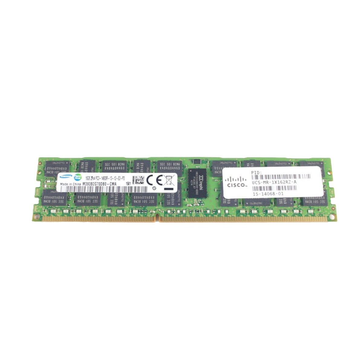 Samsung M393B2G70DB0-CMA 16GB PC3-14900 DDR3-1866MT/s 2RX4 ECC Memory (Pack of 16)