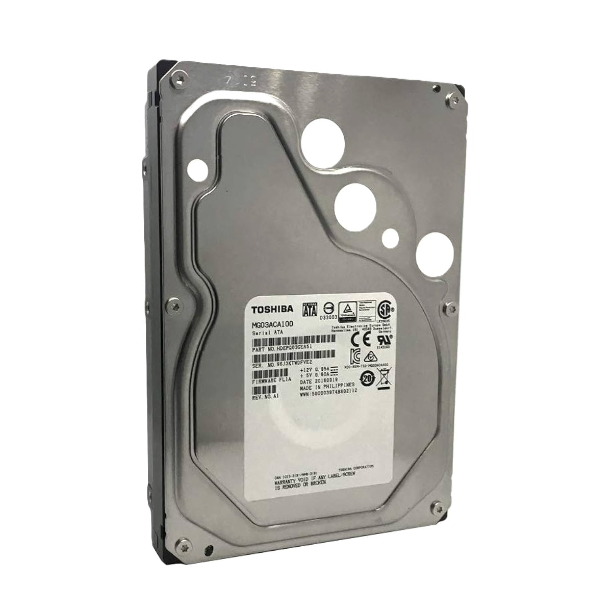 Toshiba MG03ACA 1 TB 3.5" Internal Hard Drive MG03ACA100