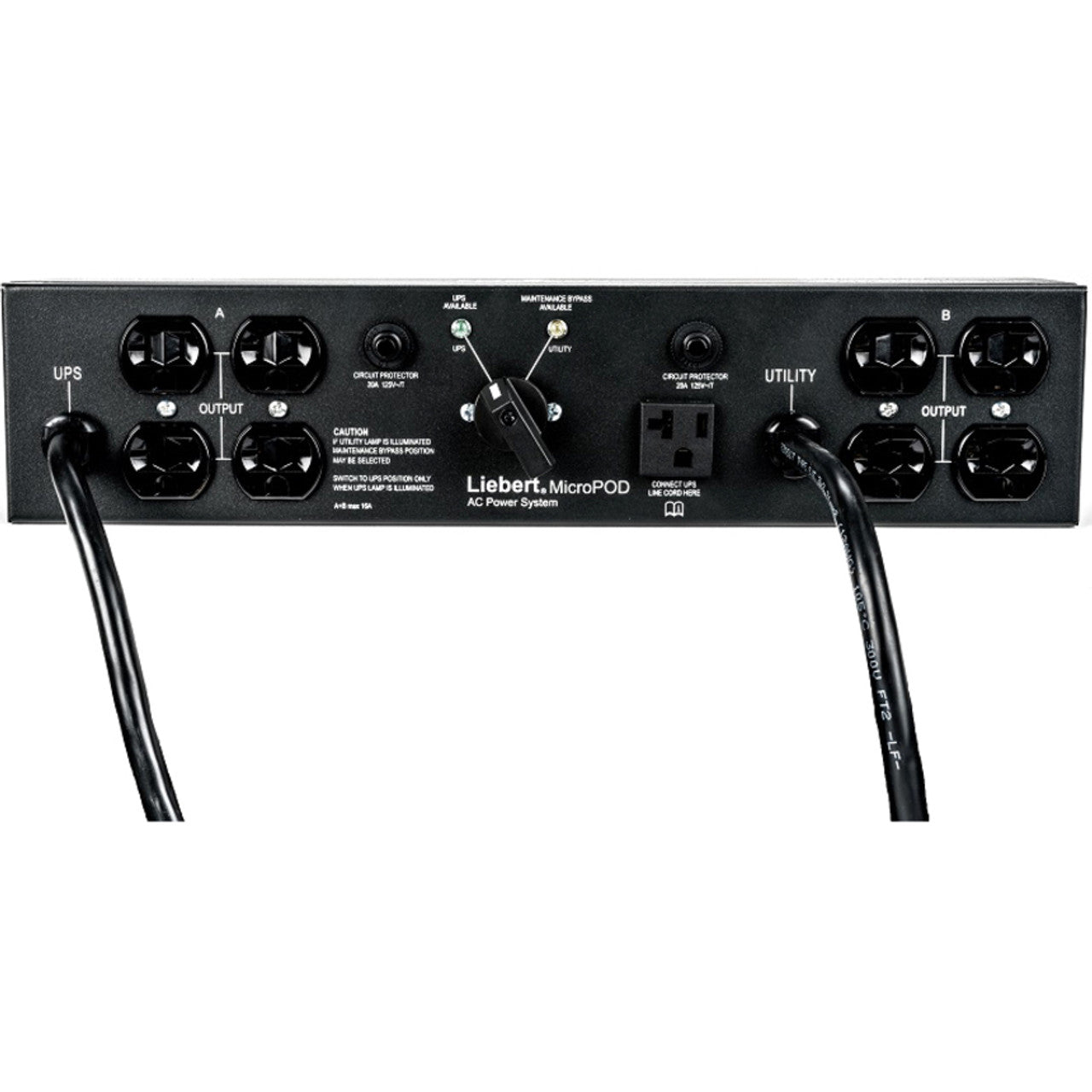 Liebert MP2-120C MicroPod Maintenance Bypass Switch