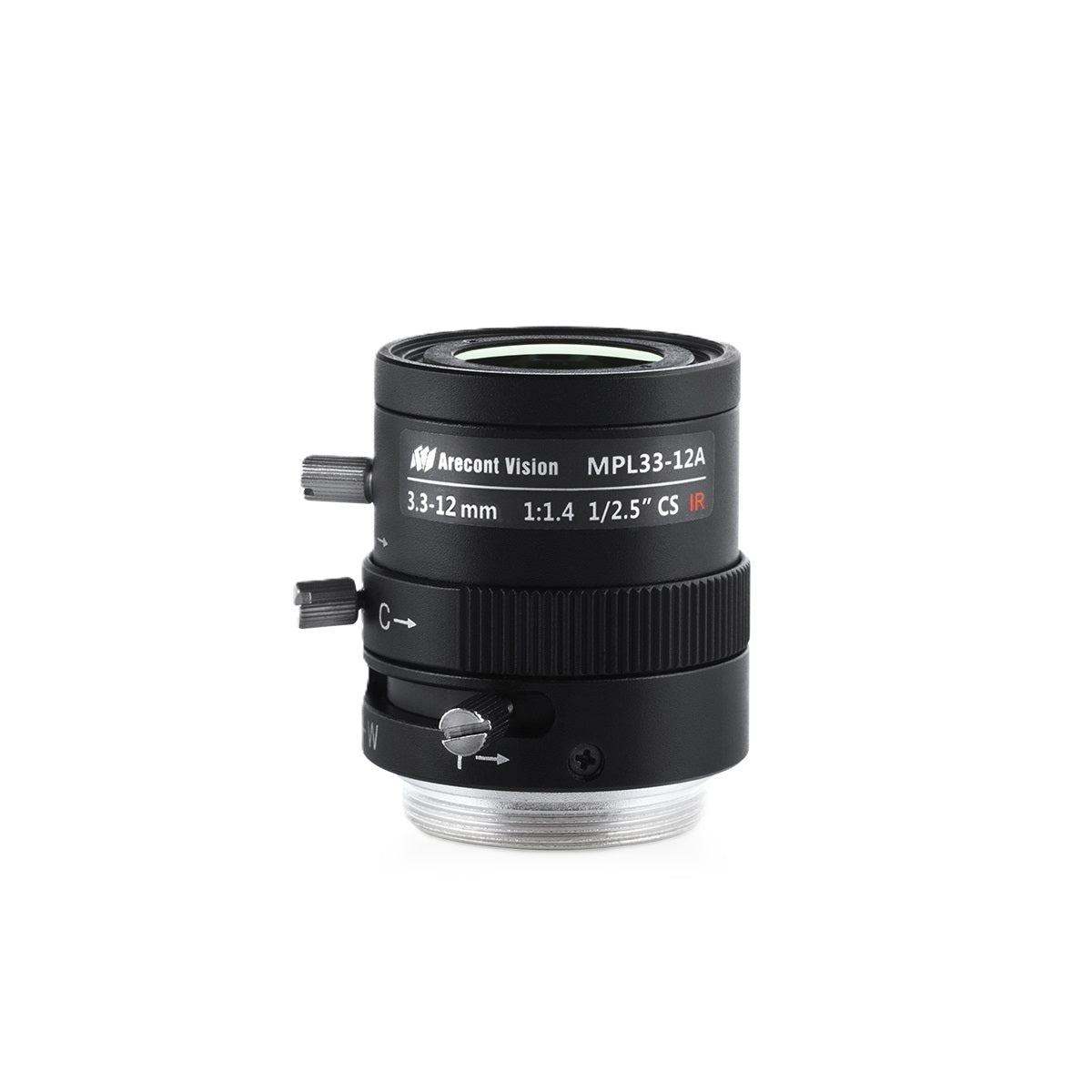 Arecont Vision MPL33-12A Lens Varifocal 3.3-12mm Cs F1.6 1/2.5- Format Ir