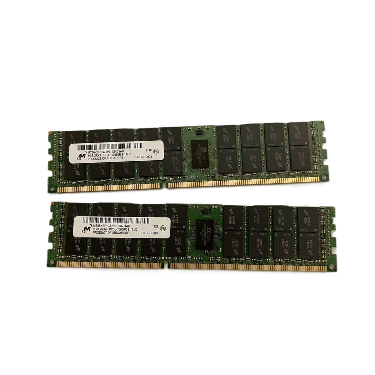 MICRON MT36KSF1G72PZ-1G4K1FE PC3L-10600R DDR3 1333 8GB ECC REG 2RX4 (for Server ONLY)