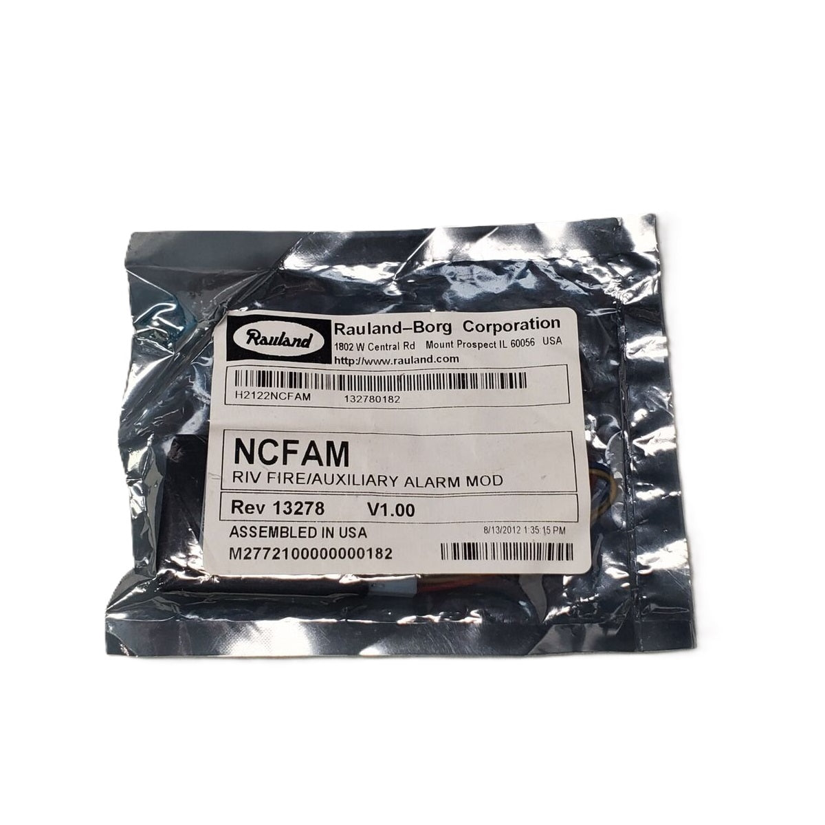 Rauland NCFAM Resp IV Fire / Auxiliary Alarm Module