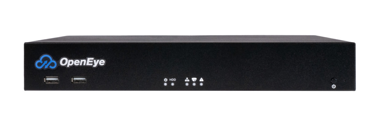 OpenEye OE-MDX1612 16 Port PoE Appliance, with 12TB HDD