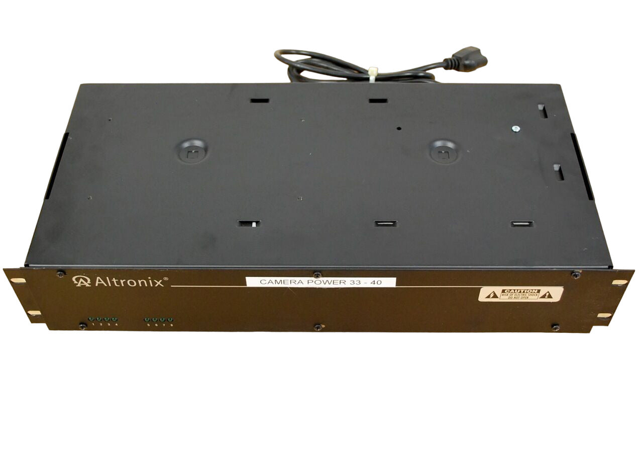 ALTRONIX R248ULCB 19" Rack Mount CCTV Power Supply, 8 PTC Outputs, 24Vac @ 3.5Amp