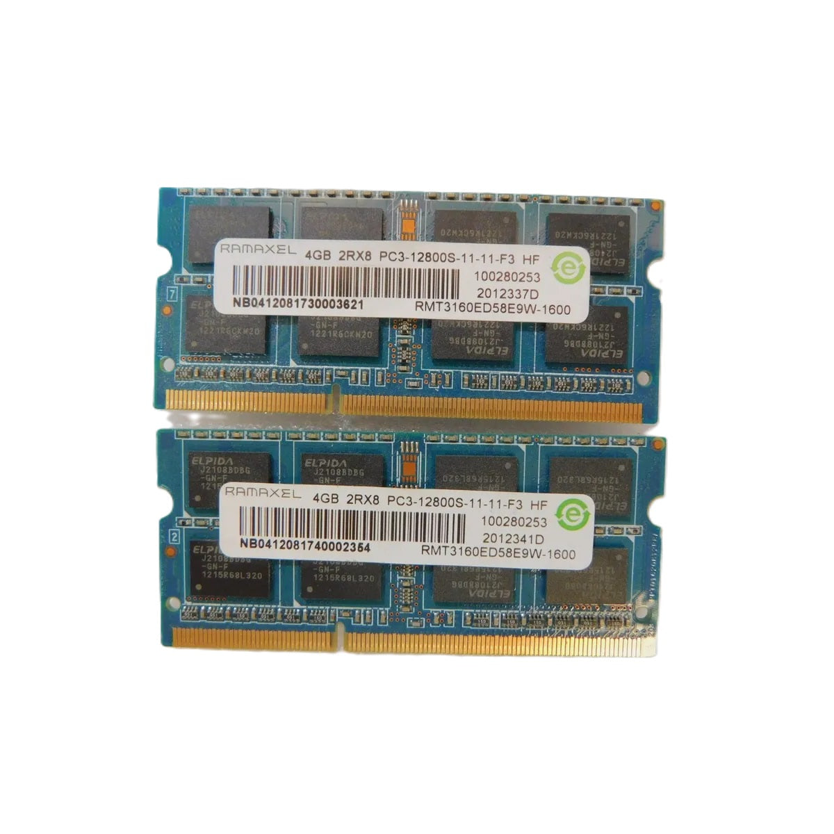 Ramaxel 8GB (2x4GB) PC3-12800 DDR3 SODIMM Laptop Memory RAM RMT3160ED58E9W-1600