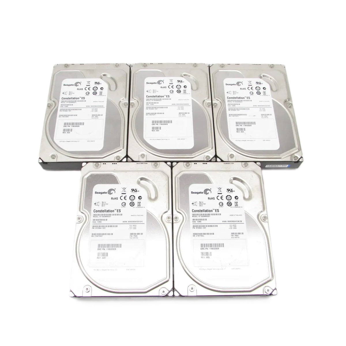 ST1000NM0001 Seagate 1-TB 7.2K 3.5 DP 6G SAS (Pack of 10)