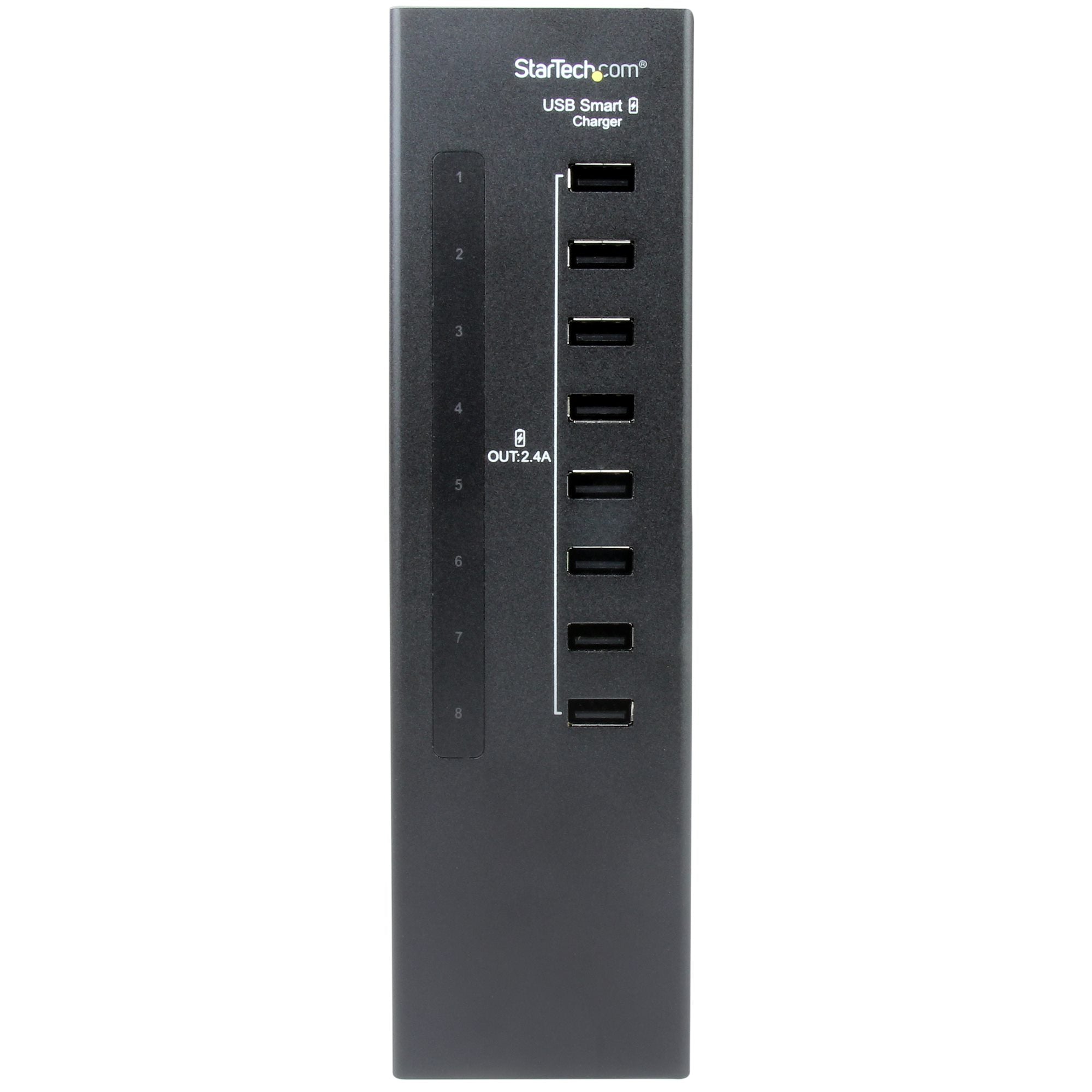 Startech ST8CU824 8-Port Charging Station for USB Devices - 96W/19.2A