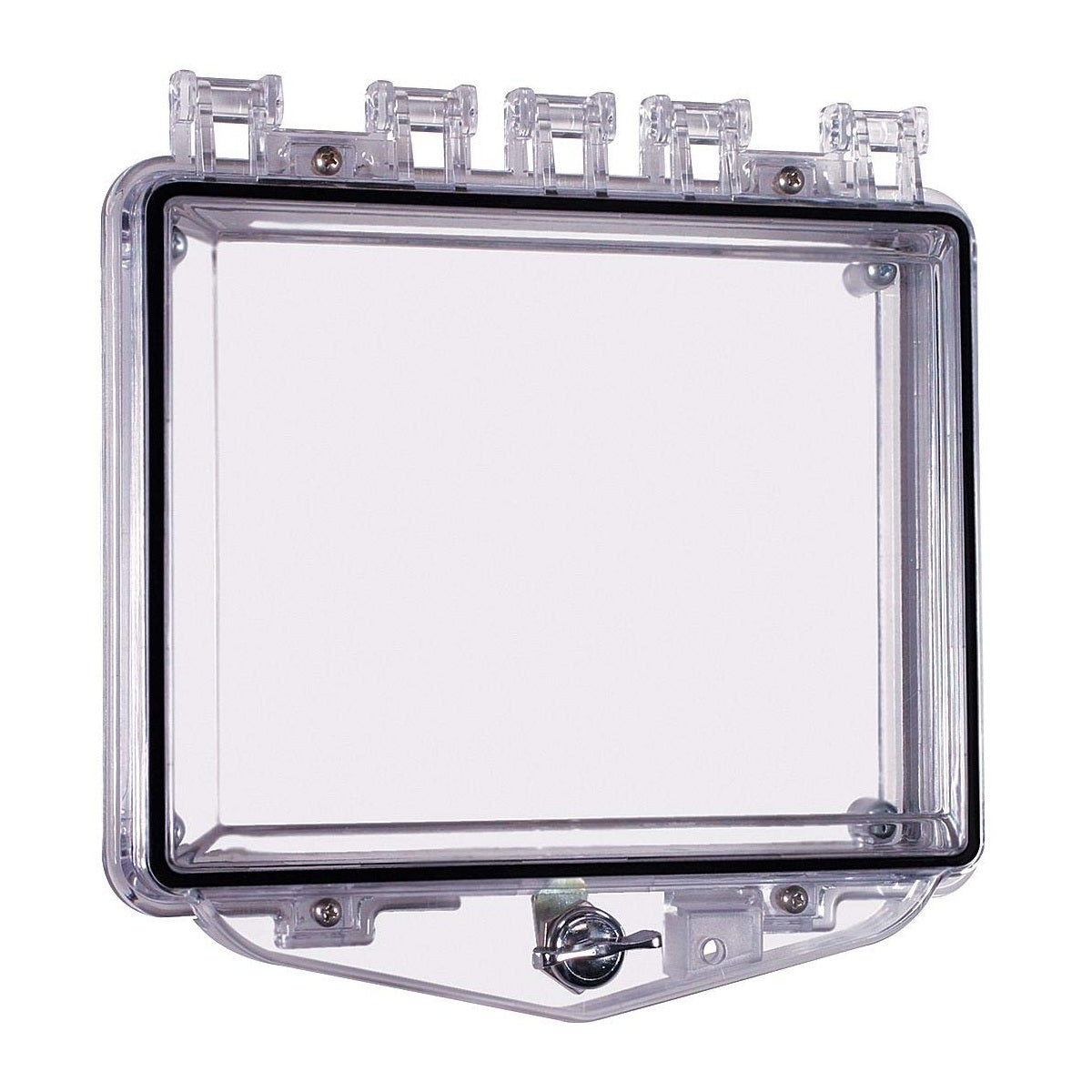 Safety Technology International STI-7511E Enclosure – Open, Clear, Flush, Thumb Lock