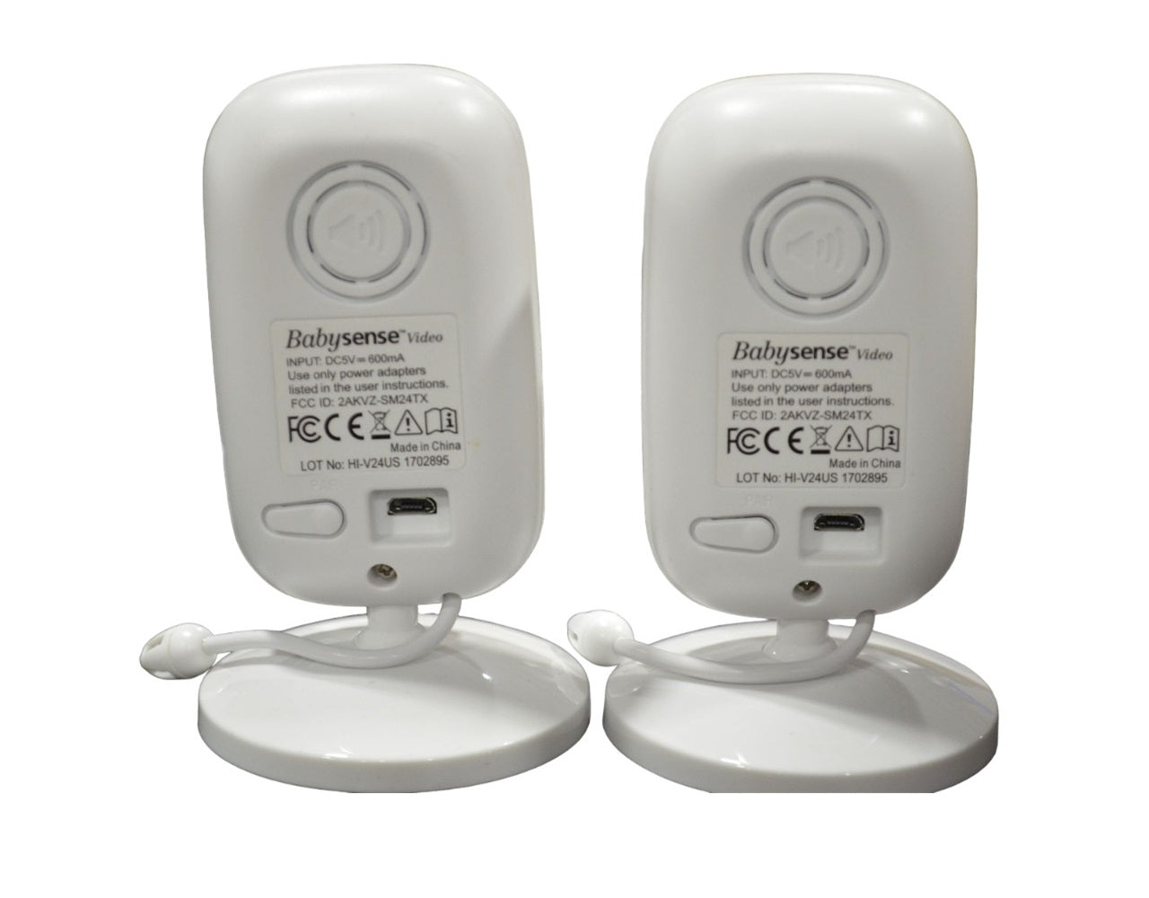 Babysense V24-2-US 2.4" LCD Display Video Baby Monitor with 2 Digital Cameras